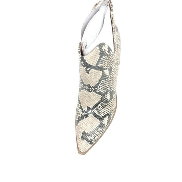 Steve Madden Camryn Snake Print Leather Bootie Heel Boots Size 10 $149 - Picture 6 of 9